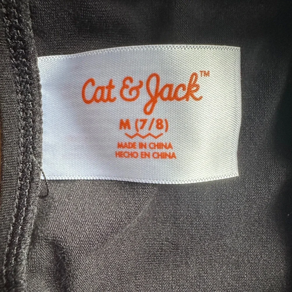 Cat & Jack Black Leotard‎ Kids' Dance Gymnastics Ballet Size M (7/8)